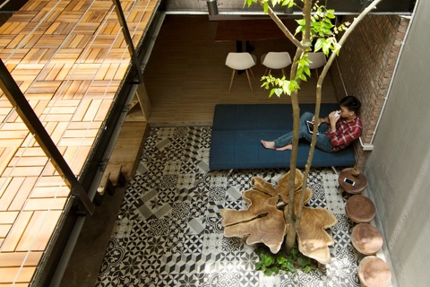 Căn nhà 46 m2 độc đáo trong ngõ nhỏ Hà Nội