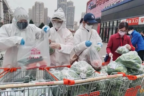 Chiến lược giúp Trung Quốc nuôi dân tại thành phố bị phong tỏa