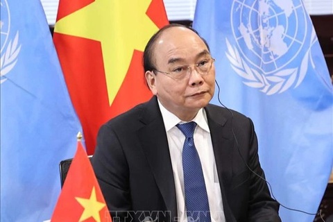 Chủ tịch nước Nguyễn Xuân Phúc dự họp bàn về "chấm dứt đại dịch Covid-19"