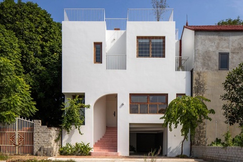 Bất ngờ với bên trong của ngôi nhà trông như cái hộp ở Phủ Lý