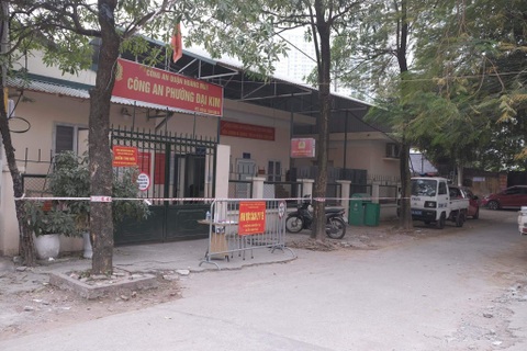 Hà Nội tạm phong tỏa trụ sở công an phường, UBND phường Đại Kim
