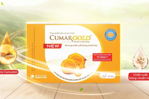 CumarGold New - thảo dược chuẩn hóa thế hệ mới cho người bệnh dạ dày