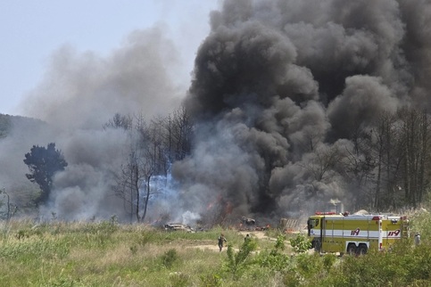 Navy patrol plane crashes in South Korea, killing two