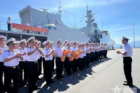 Naval Ship 016-Quang Trung departs for Australia for Kakadu 2026