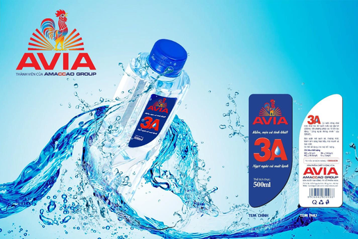 Thương hiệu đồ uống AVIA của Tập đoàn AMACCAO có nhận diện thương hiệu mới