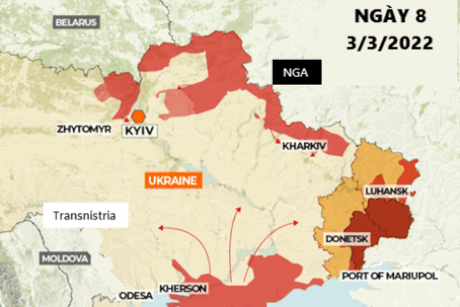 Cục diện chiến sự Nga - Ukraine sau hơn 7 tháng xung đột