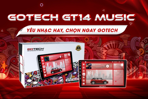 Ra mắt màn hình ô tô GOTECH GT14 Music thế hệ mới