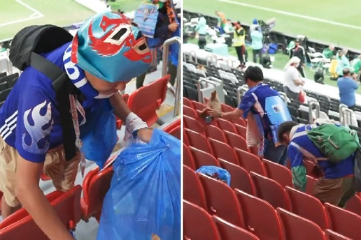 Tư duy giáo dục thúc đẩy cổ động viên Nhật dọn rác ở World Cup
