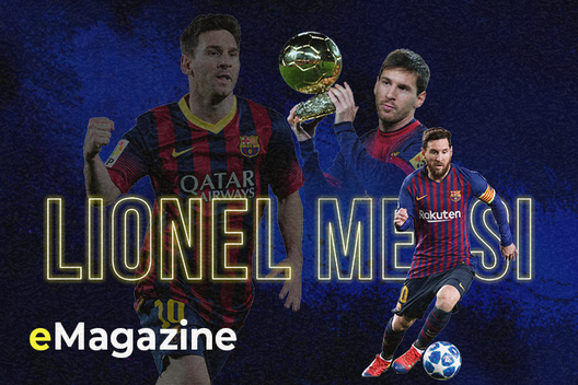 Đếm bước Quả bóng vàng trên dấu chân vĩ đại của Lionel Messi