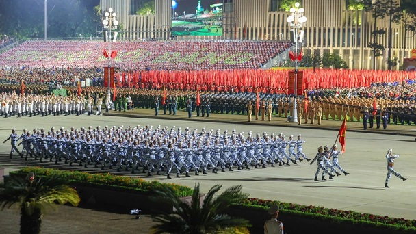 Vietnam stages preliminary rehearsal for 80th National Day parade