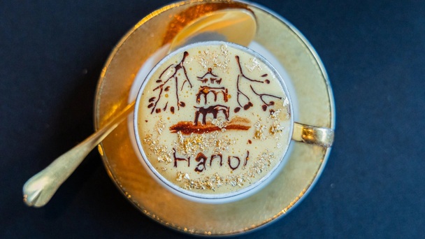 Hanoi egg coffee experience reaches new heights