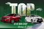 Top xe bán chạy tháng 4/2022: Honda City vượt Toyota Vios và bỏ xa Accent
