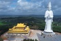 Southeast Asia’s tallest Bodhisattva statue attracts visitors during Tet