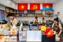 Flag-themed Hanoi cafés draw crowds ahead of Reunification Day
