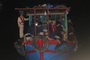 Illegal squid fishing boat with passengers stopped in Halong Bay