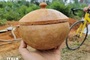 Ancient artefacts unearthed from brick tomb in Nghe An