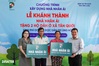 Two poor families in Vinh Long receive new donor-funded homes